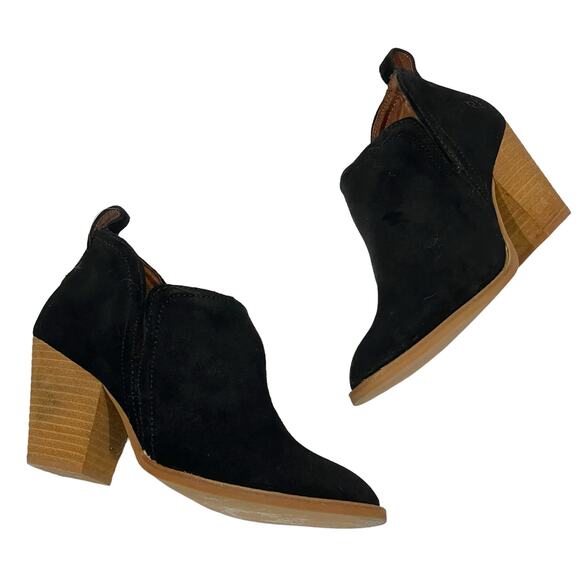 Jeffrey Campbell Rosalee Ankle Booties - Black - 6 - Picture 1 of 10